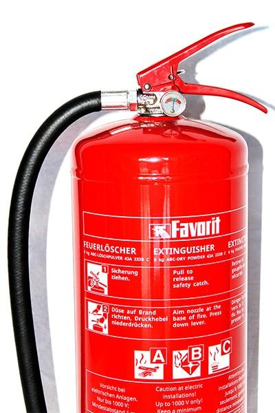 Πυροσβεστήρας ξηράς σκόνης 6kg Πυροσβεστήρας ξηράς σκόνης 6kg